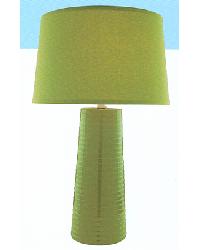 Ashanti Ceramic Table Lamp - Green GRN